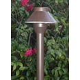 thumbnail image 4 of Best Pro Lighting LED 12V Landscape Light Small Hat Path Light In Rust Finish, 4 of 5