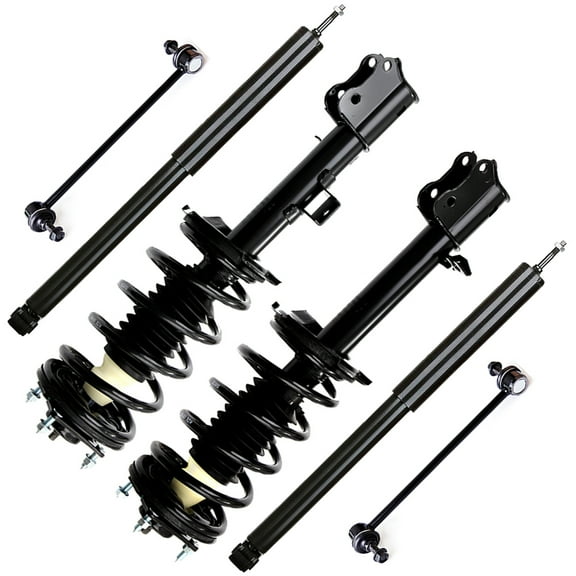 CCIYU 8 pcs Rear Strut and Spring shock Assembly 37318 171594 171593 K80296 for 09-12 for Ford Escape 09-11 for Mazda Tribute 09-11 for Mercury Mariner Fits select: 2009-2012 FORD ESCAPE XLT
