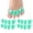 Green, variant on Promifun Toe Separator Bunion Corrector Overlapping Toe Spacers Toes Straightener For Women&Men,4 Pack,Clear
