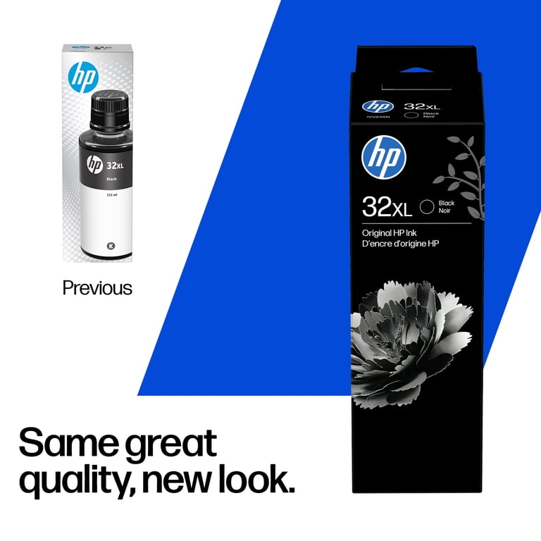HP, 32XL Ink Bottle, 135ml Black, High Yield for HP Smart Tank