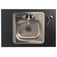 thumbnail image 3 of Ozark River Manufacturing Premier 1D, Portable Sink Hand Wash Station, 110V, Deep Stainless Sink Basin-Laminate Countertop-Maple Laminate Cabinet, 3 of 9