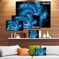 thumbnail image 3 of Blue Magical Wormhole Fractal - Large Abstract Canvas Wall Art, 3 of 4