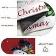 thumbnail image 2 of Red Snowman Christmas Area Rug 4x6 Washable Rug Non Slip Xmas Tree Snowflake Rustic Winter Large Area Rug Indoor Floor Carpet for Entryway Bedroom Kitchen Living Room Home Office Dining Room Nursery, 2 of 8