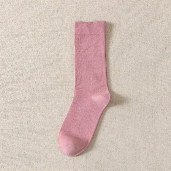 ERDOUY 10 pairs of Womens Cute Crew Socks Casual Athletic Aesthetic Socks Neutral Cotton Socks for Women Girls Clothes,Pink）