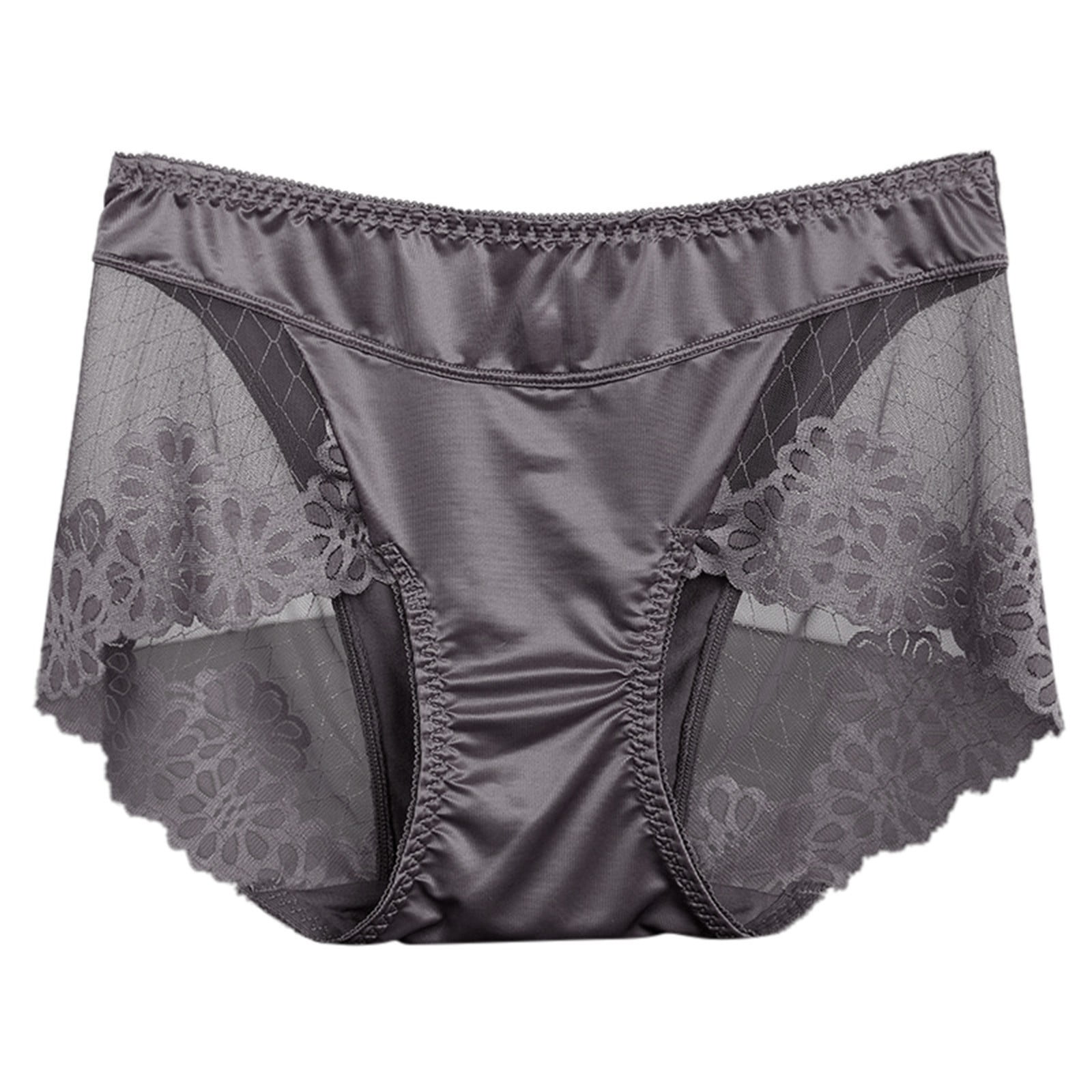 Best Deal for Kingtowag Waist Women's Transparent Underwear Lace Solid
