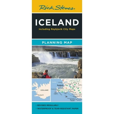 Rick Steves: Rick Steves Iceland Planning Map : Including Reykjavík City Maps (Edition 2) (Sheet map, folded)