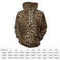 thumbnail image 2 of Brown Leopard Print 3D Print Hoodie Men Women Autumn Thin Pullover Sweatshirt Vintage Streetwear Tops, 2 of 6
