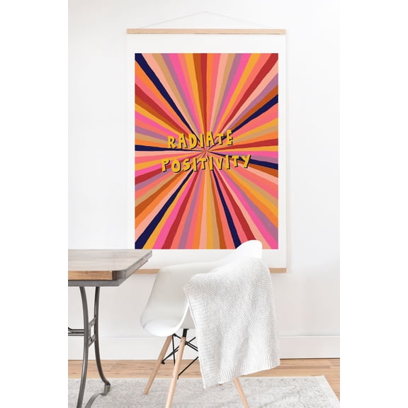 Society6 Alisa Galitsyna Radiate Positivity Art Print & Hanger 11" x 14"
