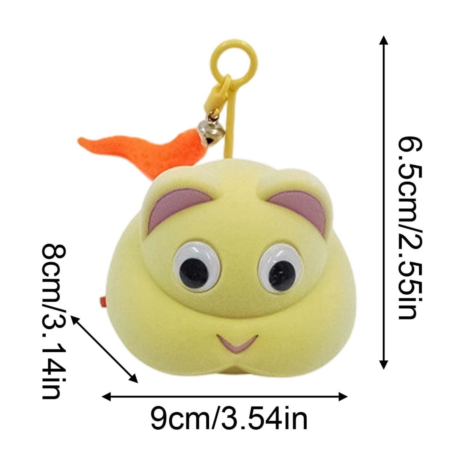 Interactive Electric Cat Toy with Auto Moving Feature and Gradient LED Lights, Rechargeable Indoor Pet Plaything for Fun and Exercise, Gift for Cat Lovers, Yellow