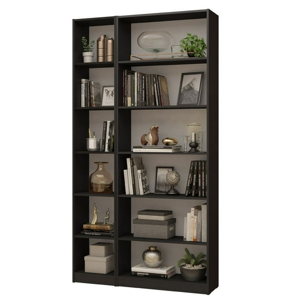 Kit Estante Librero Madesa 6908 y Organizador 6906 Negro