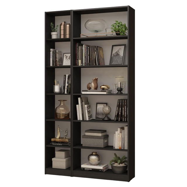 Kit Estante Librero Madesa 6908 y Organizador 6906 Negro
