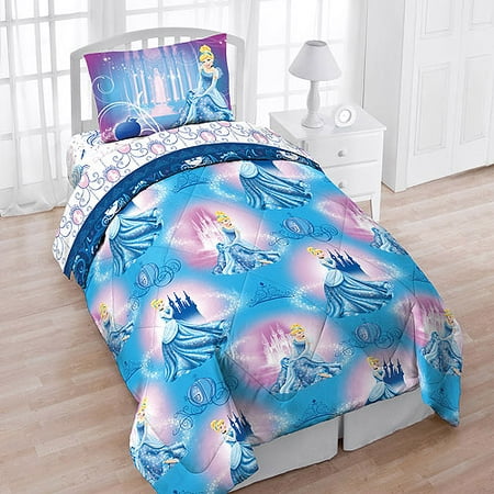 Disney S Cinderella 4pc Twin Comforter B Walmart Com