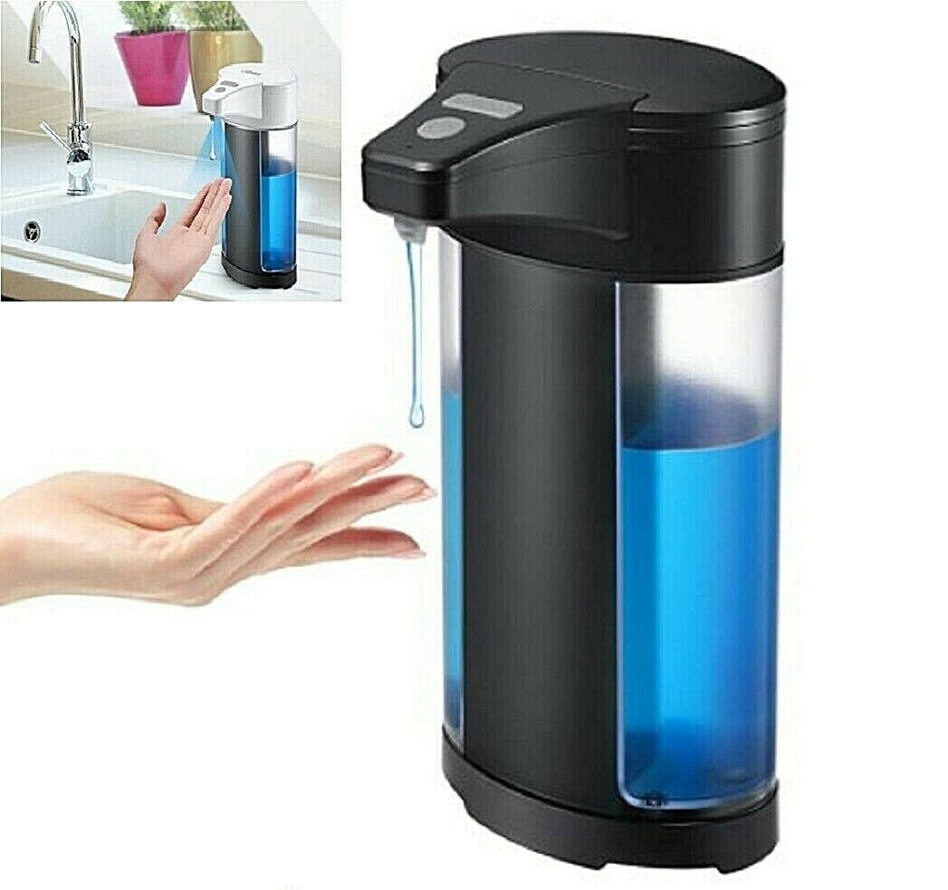 2-Pack Automatic Soap Dispenser Touchless Self standing Adjustable Wall mounted 