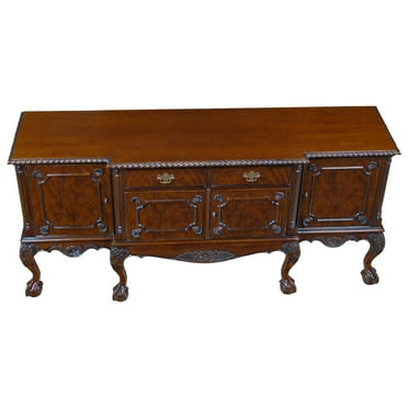 Ball and Claw Mahogany Sideboard