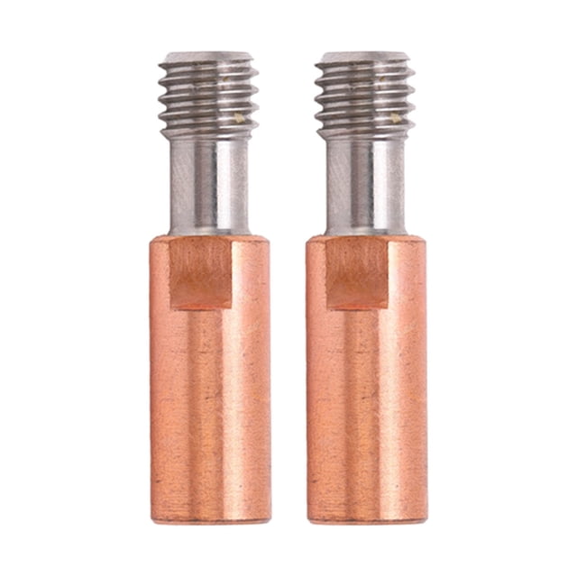 Boquilla De Garganta Para Impresora 3D, 2 Piezas De Garganta Con Rotura De Calor, Boquilla De Garganta Bimetálica De aleación De Ti Y Cobre Para Ender 3, 3 V2, 3 Pro Con