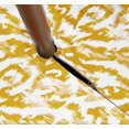 thumbnail image 3 of Vargottam Indoor/OutdoorRoundTablecloth 58 InchTablecloth With Umbrella Hole & Zip, Waterproof TableCloth, TableCovers For Backyard Table -Yellow, 3 of 7