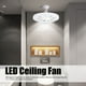 thumbnail image 5 of Luz De Ventilador De Techo Regulable, Ventilador De Techo LED ABS E27 85-265V 11,8 Pulgadas Para Dormitorio, 5 of 7