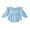 Blue, variant on Loicainy Infant Baby Girls Fall Bodysuit 3 6 12 18 Months Long Sleeve Ruffled Round Neck Romper Clothes