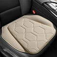 thumbnail image 2 of Ventilated Leather Car Seat Pad, All-Season Perforated Cooling Cushion for Sedans SUVs (20x20x1in), 2 of 6
