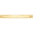 thumbnail image 3 of 14K Yellow Gold 14Ky 2mm Ltw Half Round Band Size 8.5 Made In United States hrl020-8.5, 3 of 5