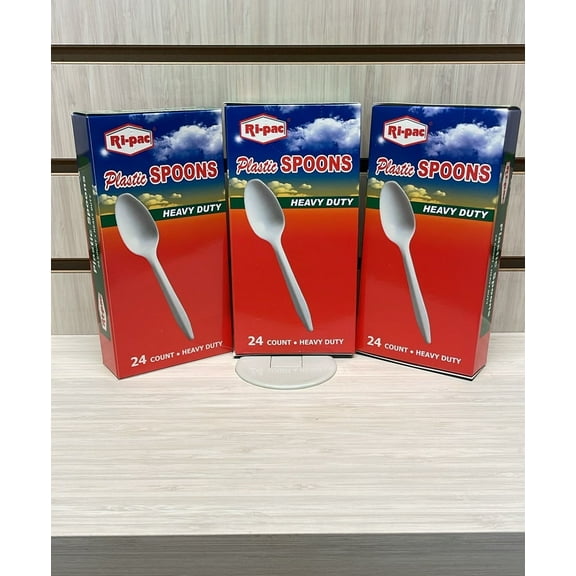 Disposable Spoons, Box, 288 Spoons (24 Pack)