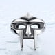 thumbnail image 5 of Doom Mask Gladiador Estilo Anillo Metal Plata Inoxidable,11 Feliz Sencillez, 5 of 5