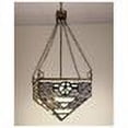 thumbnail image 2 of Meyda Home Indoor Decorative Ceiling Light 21""Sq Wood Symbol Inverted Pendant, 2 of 2