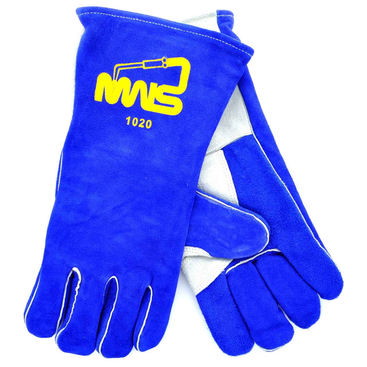 Tillman 1020 Split Cowhide Stick Welding Gloves w/Cotton/Foam Lined