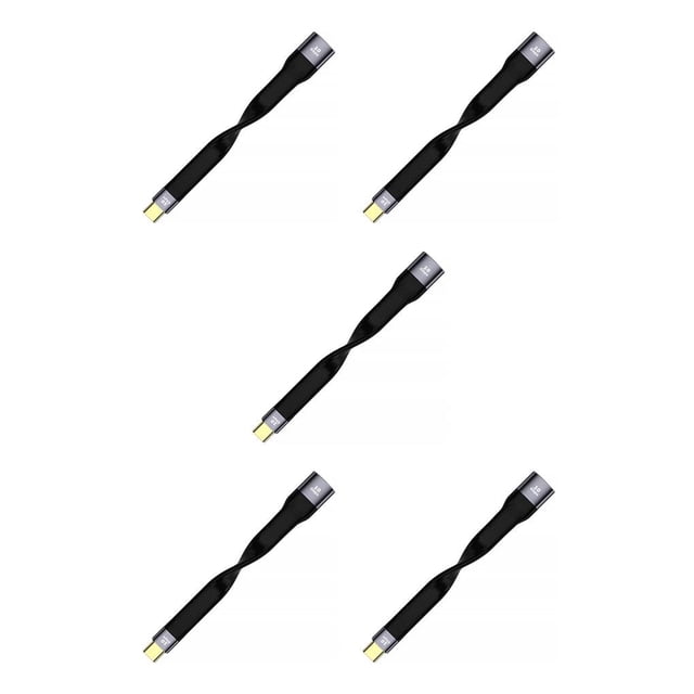 Sidaley Cable de datos E-MARK Chip Línea de transmisión de 10 Gbps Soporte de video 4K 3a Potencia de carga Amplia aplicación Cable de PVC duradero USB-A a USB-C 2 5piezas