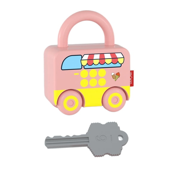 Niños aprendiendo cerraduras con llaves Habilidad básica Enseñanza Props Cerradura educativa temprana y juguetes clave para autos para favores de de helados Hugo desbloquea juguetes