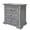 Gray, variant on HomeRoots 32" Brown Three Drawer Nightstand