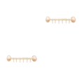 thumbnail image 4 of Moyic Organizador de cocina, estante de pared al vacío, ventosa, 6 ganchos para cocina, baño, toalla, baño, soporte de cocina, percha con Beige PC 1 2Conjunto, 4 of 5