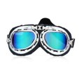 thumbnail image 4 of Retro Motorcycle Scooter Goggles Helmet Motocross Glasses Eyewear Vintage Windproof Biker Scooter Helmet Cycling Ski Sunglasses, 4 of 4