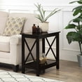 thumbnail image 2 of Convenience Concepts Oxford Chairside End Table with Shelf- Espresso Wood Finish, 2 of 5