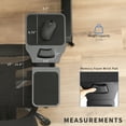 thumbnail image 5 of VIVO Black Universal Wooden Adjustable Arm Rest Mouse Pad with Security Straps, 5 of 9