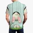 thumbnail image 6 of Wukai White Bunny Bottom And Easter Eggs Men’s Polo Shirts,Quick-Dry Athletic Shirt,Classic Fit Shirts-Medium, 6 of 8