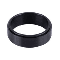 thumbnail image 1 of Anillo Hombre LUCKMAN Anti Ansiedad Acero Inoxidable Modelo Elton negro 11, 1 of 7