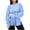 *Light Blue, variant on ClodeEU Women's Oversized Sweatshirts,Crewneck Long Sleeve Side Slit Pullover ,Casual Loose Fall Outfits Light Blue,Womens Plus XL