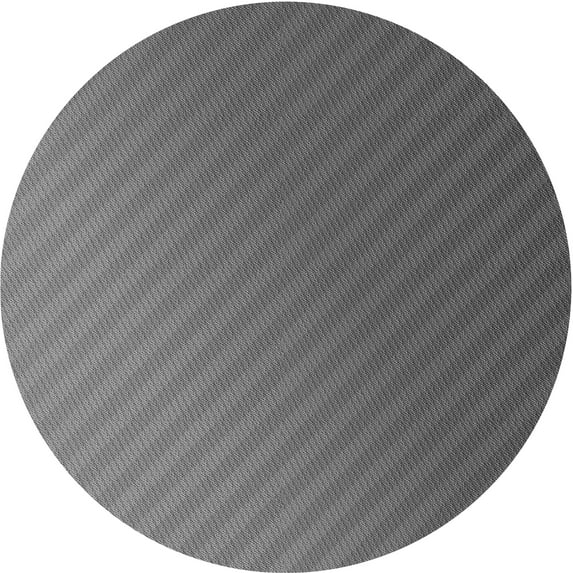 Ahgly Company Machine Washable Indoor Square Transitional Gunmetal Gray Area Rugs, 3' Square