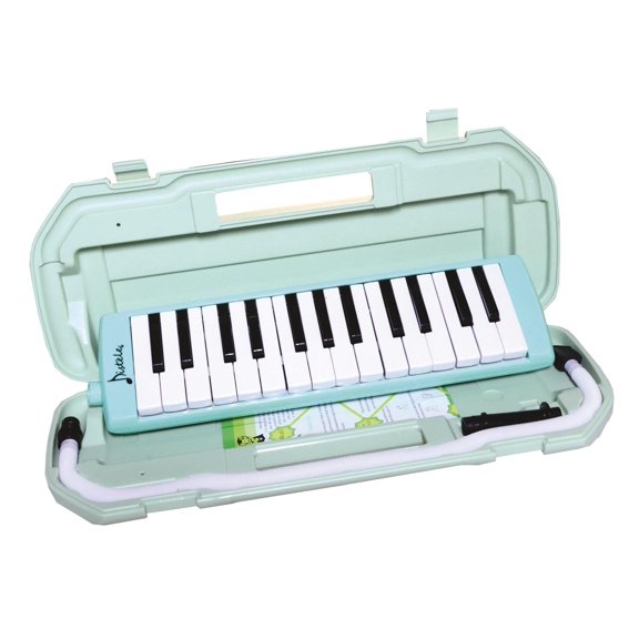 Melodica VERDE de 27 teclas con su estuche rigido y accesorios OTTO CHBM27K GR