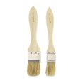thumbnail image 2 of PILLSBURY Basting Brush, 2 pack 1 and 1.5 inch brush width, Natural Boar’s hair, Wood handle, Comfortable grip, 2 of 3