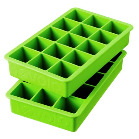 Tovolo Ice - Tovolo Perfect Cube Silicone Ice Trays Set of 2, Spring Green