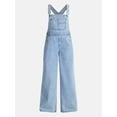 thumbnail image 4 of No Boundaries Wide Leg Baggy Overalls, Women's XXS-XXL, 4 of 4