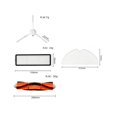 thumbnail image 3 of Kits de accesorios compatibles con 1C 2C 1T para aspiradora robot F9 como se muestra, 3 of 5