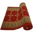 thumbnail image 6 of Custom Size Runner Rug Skid Resistant Backing Pick Your Own Size Rug Runner Red Southwestern Kilim Design Cut to Size Roll Runner Rug By Feet Customize in USA Facility, 6 of 8