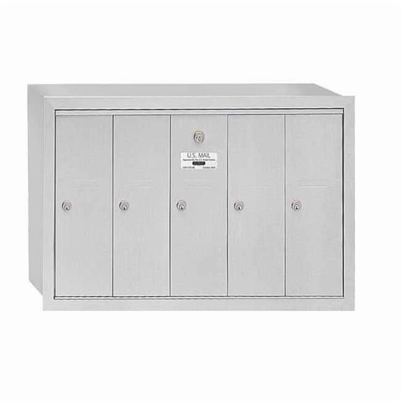 Salsbury Industries Mailbox, 35 lb, Recessed, - 3505ARU
