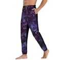 thumbnail image 3 of Kdxio Lilac Pattern Joggers,Sweatpants for Men with Pockets-X-Large, 3 of 5
