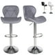 thumbnail image 1 of Set De 2 Bancos De Cocina Mostrador Barra Silla Taburete Comedor Respaldo Alto Altura Regulable y Función Giratoria 360°, 1 of 7
