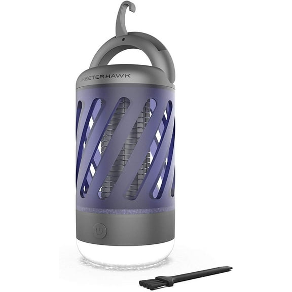 Skeeter Hawk Personal Mosquito Zapper Lantern - Rechargeable, 100-Lumen, Blue — Residential Use, Standard Application