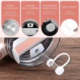 thumbnail image 4 of DODAMOUR 4 Pcs Silicone Spill Proof Stopper Set & 6 Pcs Replacement Straws with Cleaning Brush, Compatible with Stanley Cup 2.0 40oz & 30oz Tumbler Leakproof Water Bottle Sealing Accessories, 4 of 6